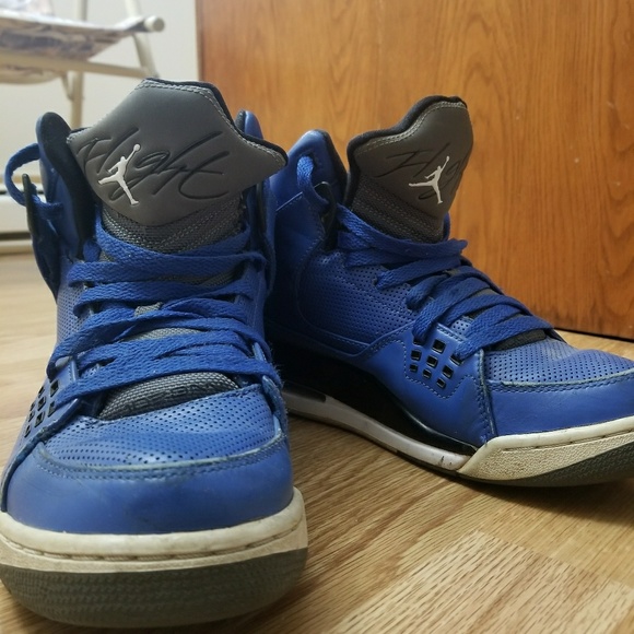 blue flight jordans